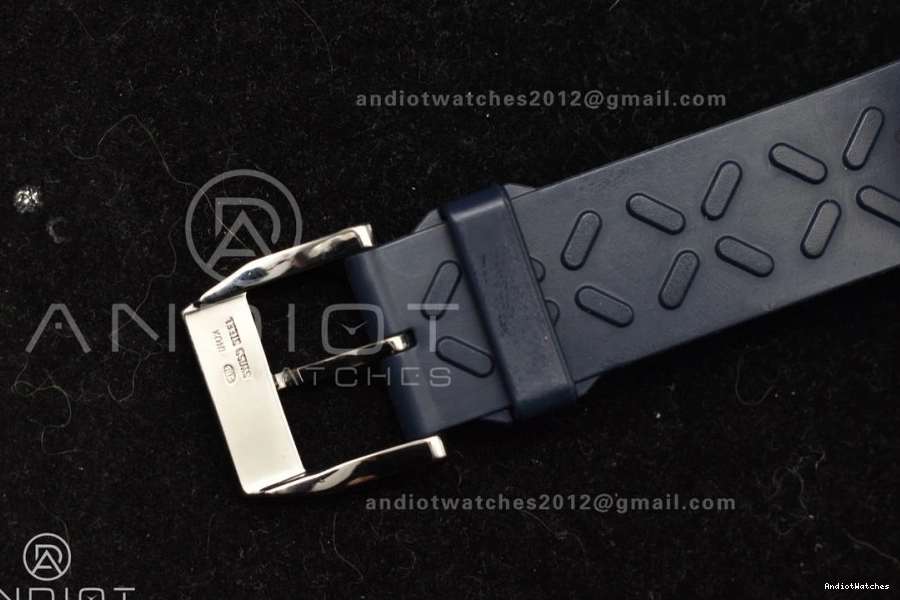 Strap 1011 Blue Chrono Dial A IW3716 Portuguese Best on White WeatherProof 1:1 Edition Z+F Blue Rubber 0111